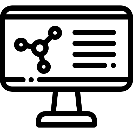 computer Detailed Rounded Lineal icona