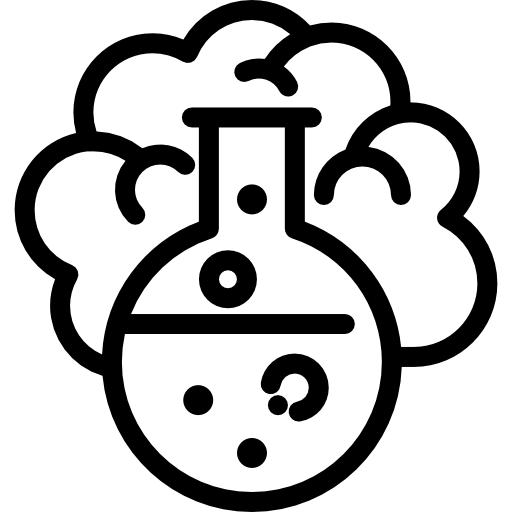 chemisch Detailed Rounded Lineal icoon