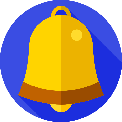 벨 Flat Circular Flat icon