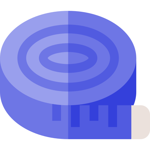 巻き尺 Basic Straight Flat icon