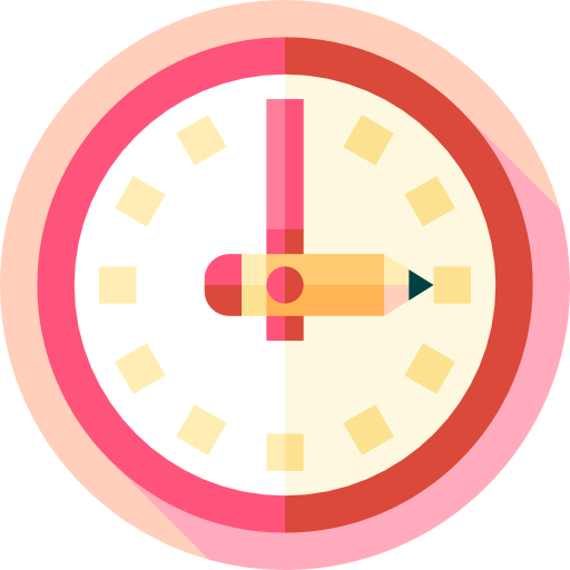 uhr Flat Circular Flat icon