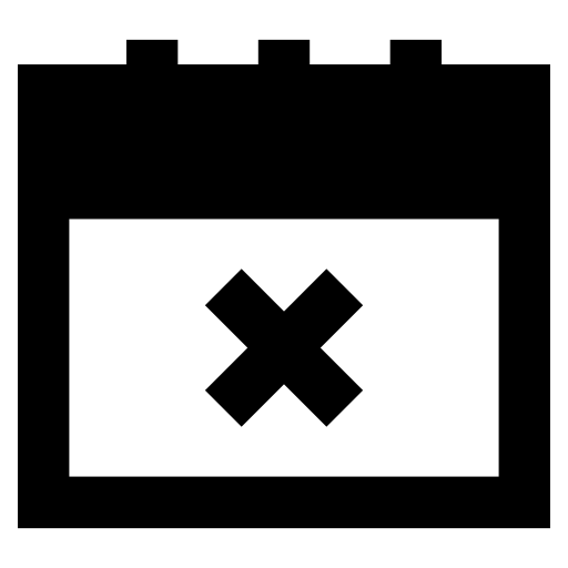 calendrier Generic Glyph Icône