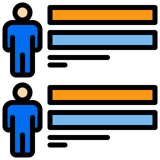 pessoas xnimrodx Lineal Color Ícone