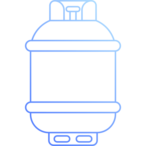 cilindro del gas Generic Gradient icona