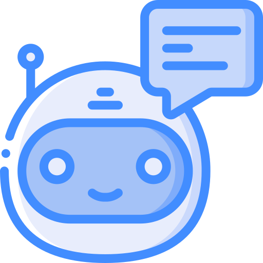 bot Basic Miscellany Blue icon