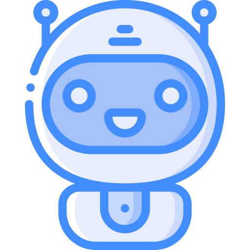 bot Basic Miscellany Blue icon