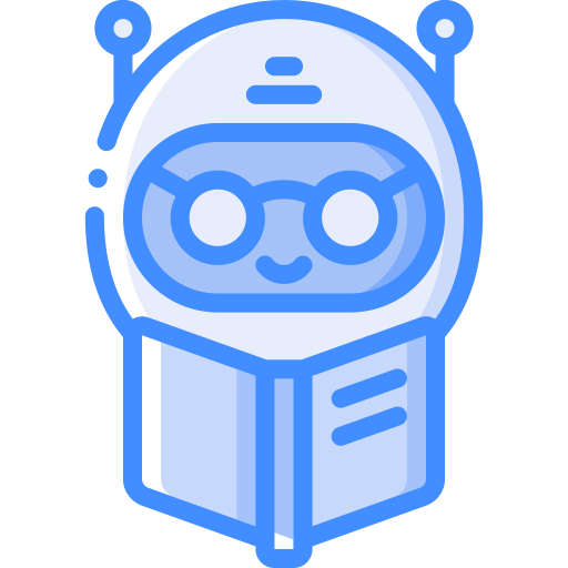 bot Basic Miscellany Blue icon