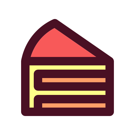 kuchen Generic Outline Color icon