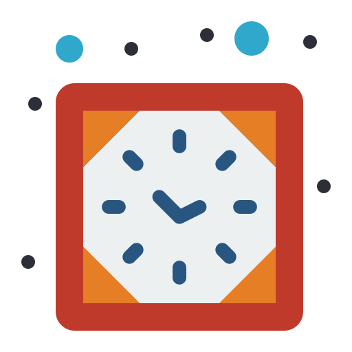 orologio Flatart Icons Flat icona