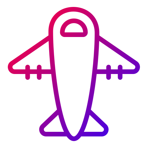 Plane Generic Gradient icon