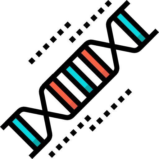 dna Detailed Straight Lineal color icon