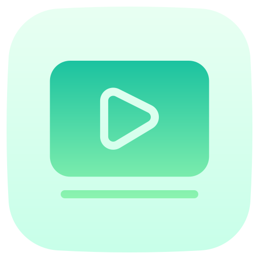 Video Generic Flat Gradient icon