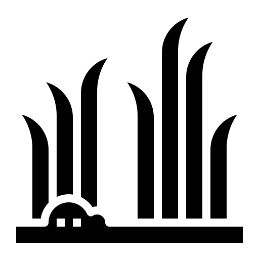 liście trawy Generic Glyph ikona