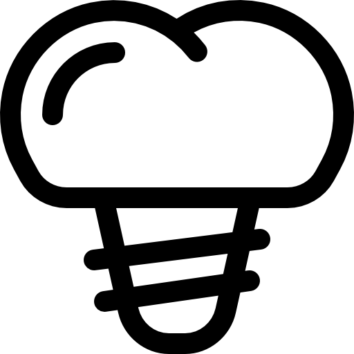 dente Basic Rounded Lineal icona