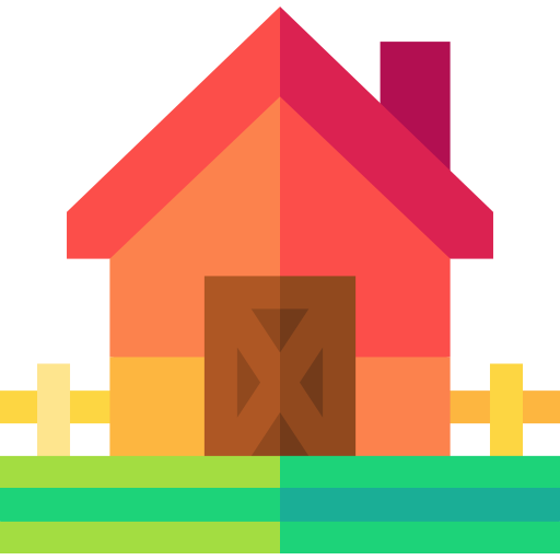 Barn Basic Straight Flat icon