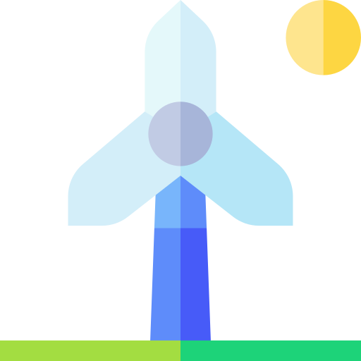 Windmill Basic Straight Flat icon