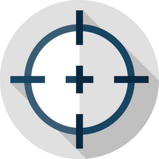 Target Flat Circular Flat icon