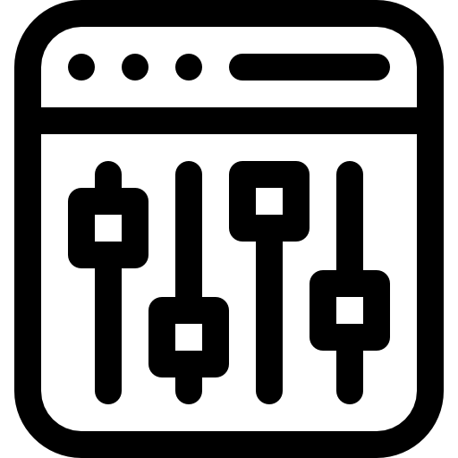 ustawienia Basic Rounded Lineal ikona