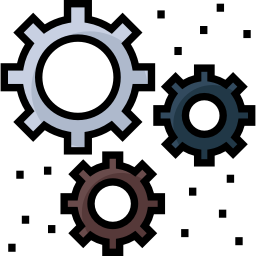 設定 Detailed Straight Lineal color icon