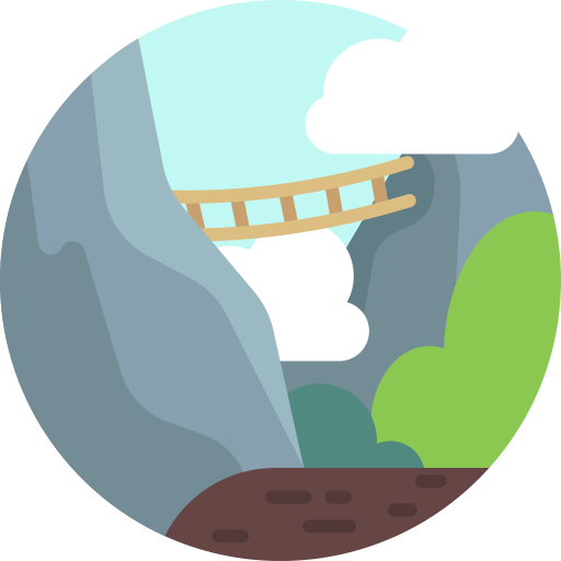 Mountain Detailed Flat Circular Flat icon