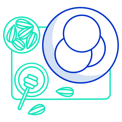 pfannkuchen Icongeek26 Outline Colour icon