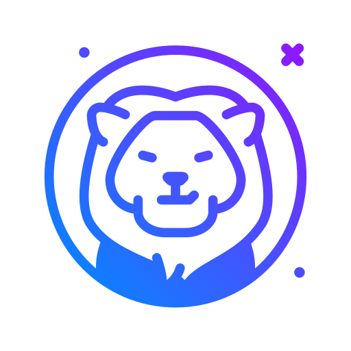 Lion Generic Gradient icon