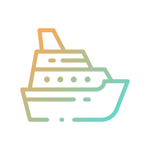 kreuzfahrtschiff Good Ware Gradient icon