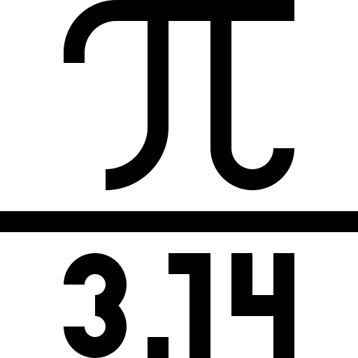 pi Basic Straight Lineal icon