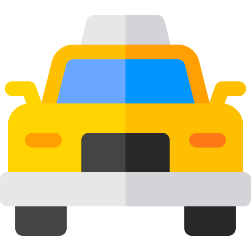 taxi Basic Rounded Flat icon