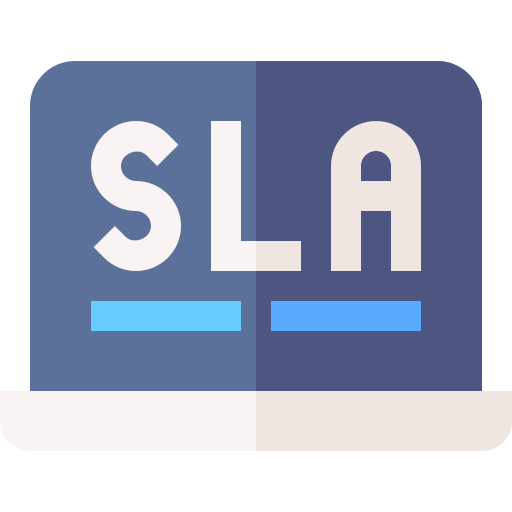 sla Basic Straight Flat icon