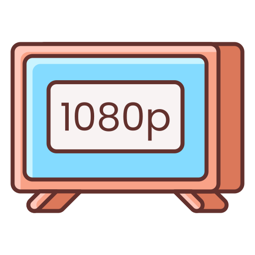 テレビ Flaticons Lineal Color icon