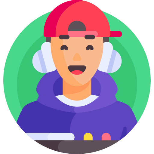 dj Detailed Flat Circular Flat icon