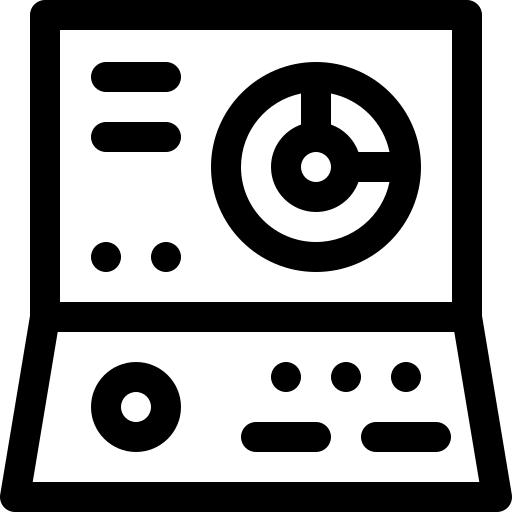 radar Basic Rounded Lineal icona