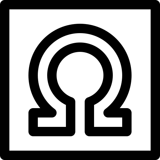 omega Basic Rounded Lineal icona