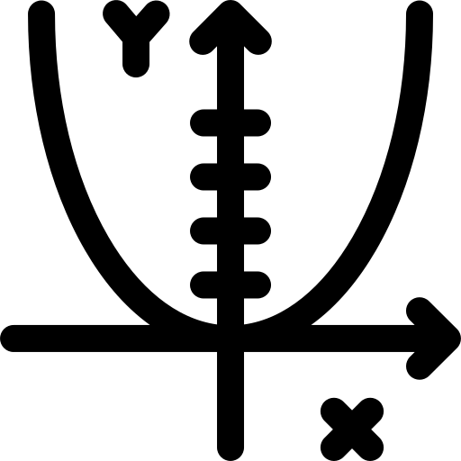 algebra Basic Rounded Lineal icon