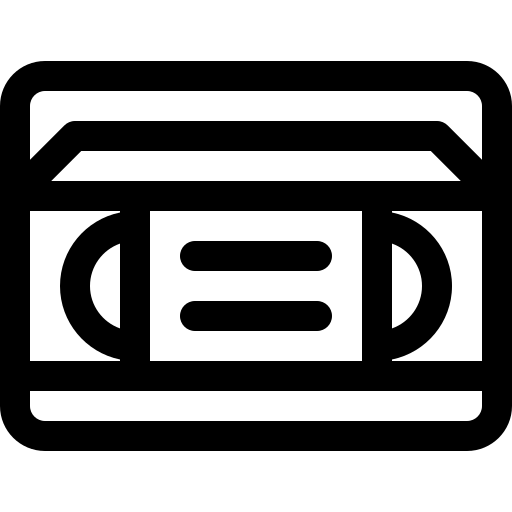 vhs Basic Rounded Lineal icon