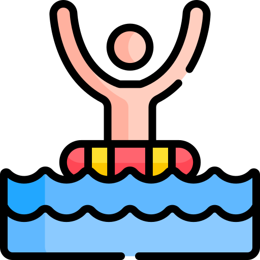 Swimming Special Lineal color icon