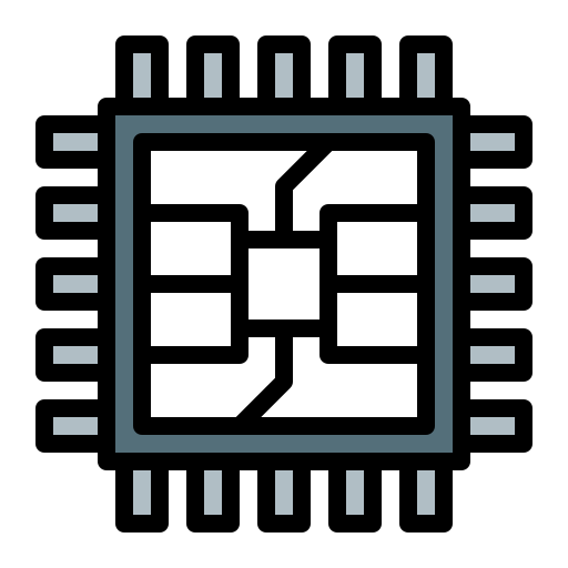 cpu Generic Outline Color icon