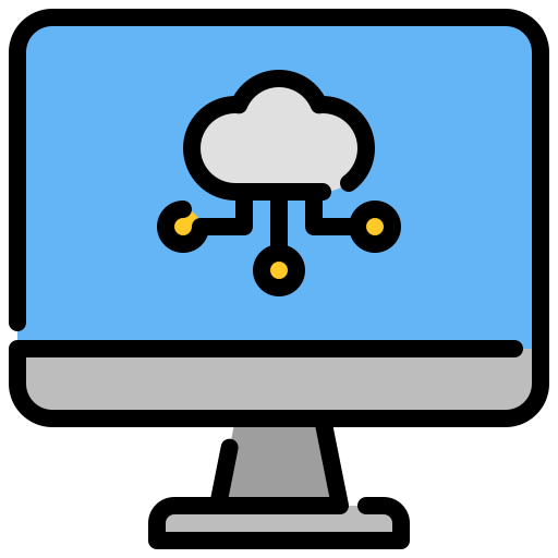 cloud computing Generic Outline Color icon