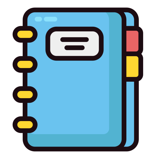 notizbuch Generic Outline Color icon