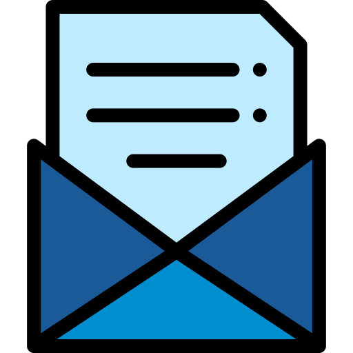 Email Detailed Rounded Lineal color icon