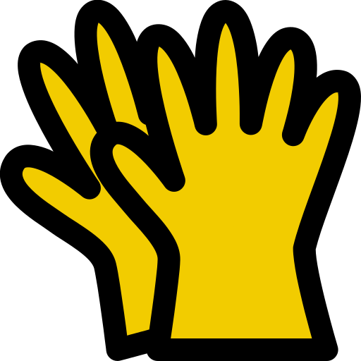 Gloves Generic Outline Color icon