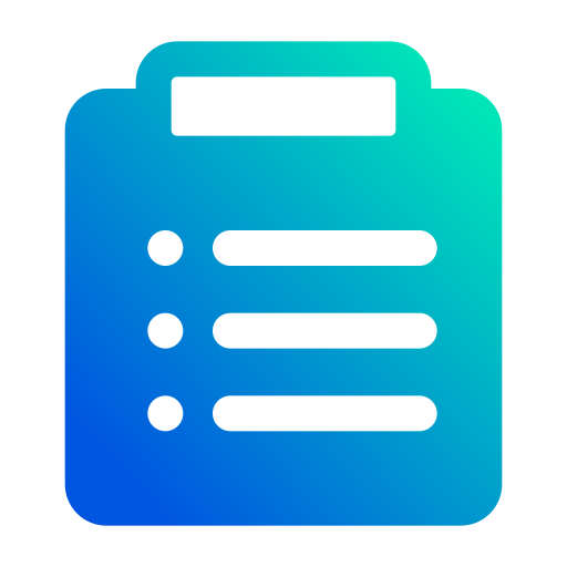 Task Generic Flat Gradient icon