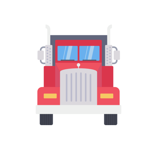 Truck Dinosoft Flat icon