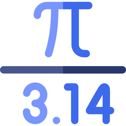 pi Basic Rounded Flat Ícone