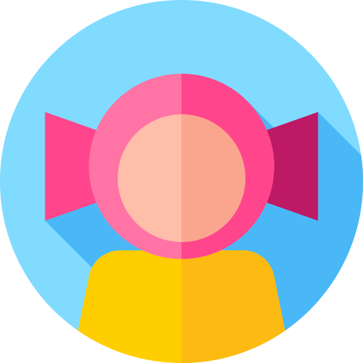 あめ Flat Circular Flat icon