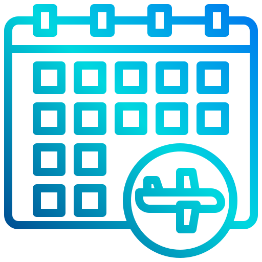 calendrier xnimrodx Lineal Gradient Icône