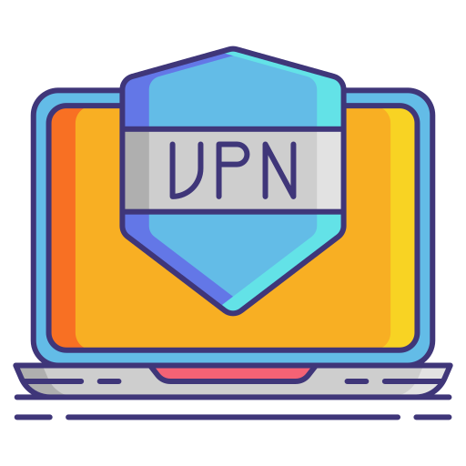 Vpn Flaticons Lineal Color icon