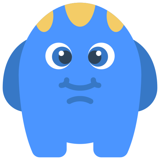 monster Juicy Fish Flat icon