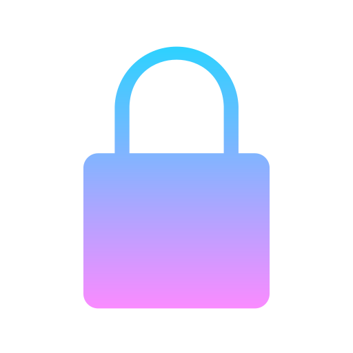 ロック Generic Flat Gradient icon